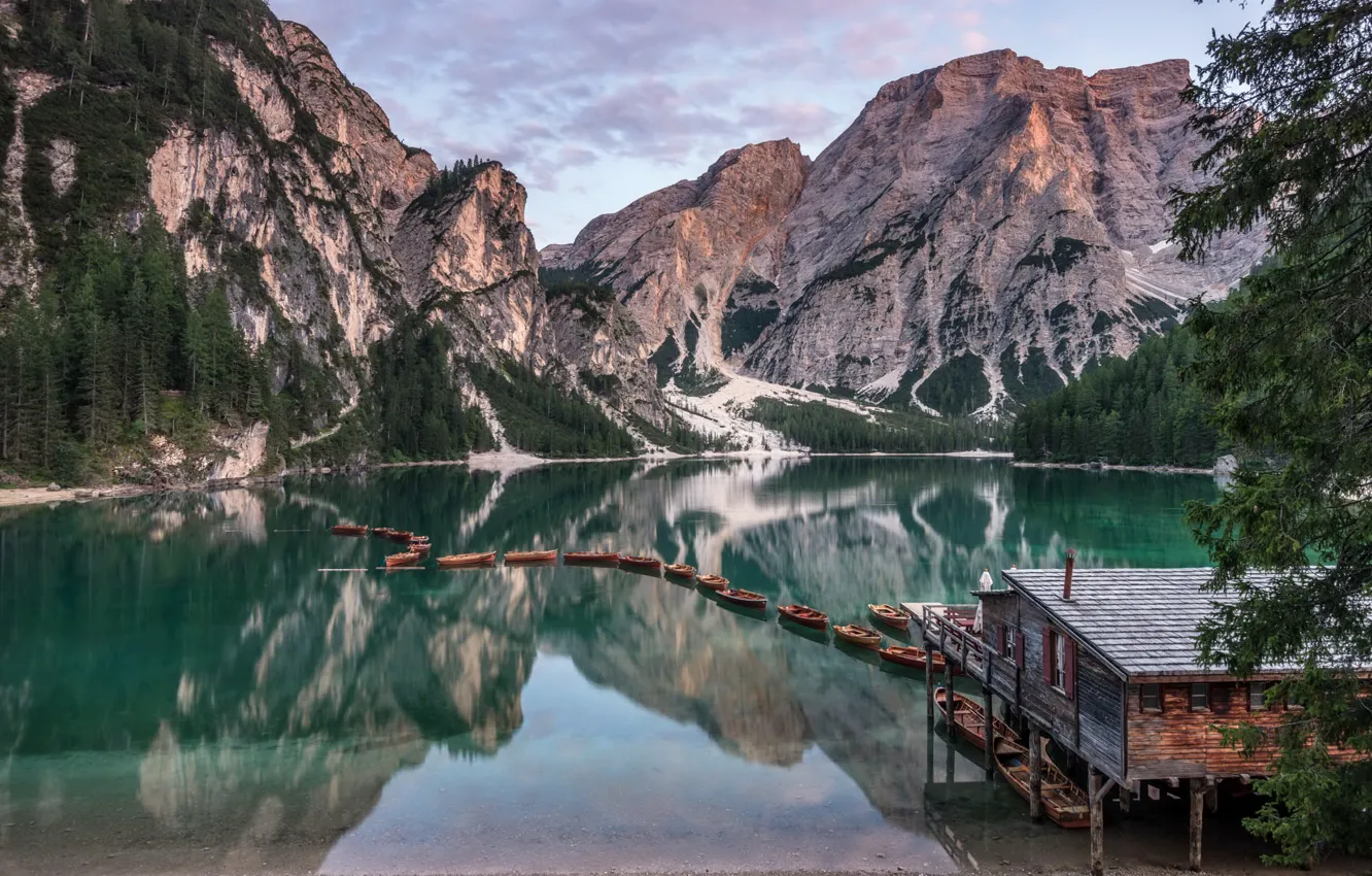 Фото обои Trentino-Alto Adige, Prags, Oberhaus