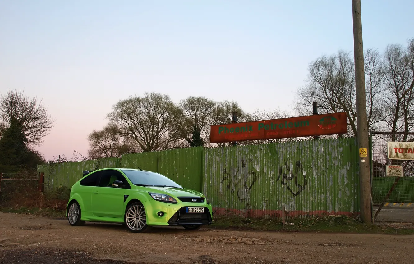 Фото обои Ford, Focus, Green, (Mk2)