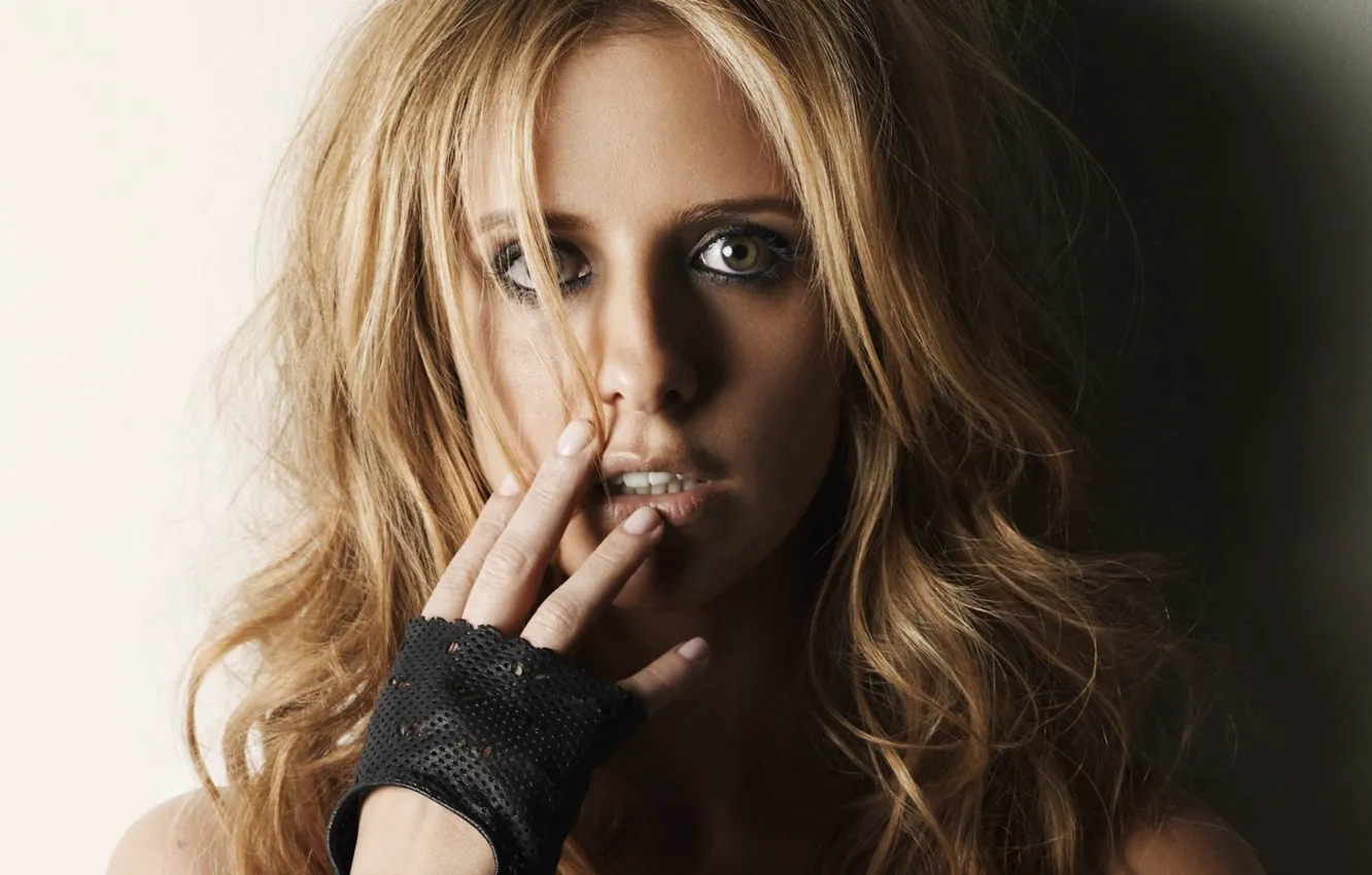 Фото обои Взгляд, Sarah Michelle Gellar