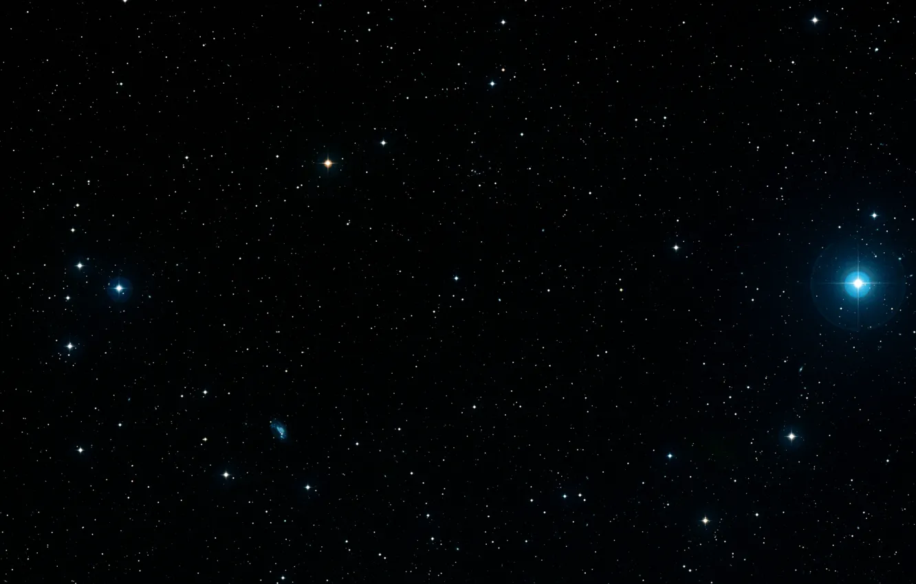 Фото обои Hubble, Digitized Sky Survey 2, SDSS J1004+4112, Constellation Leo Minor