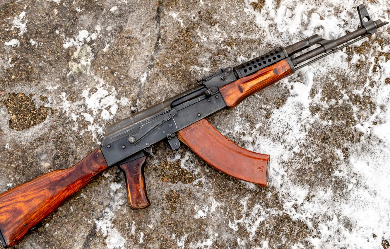 Фото обои оружие, тюнинг, Автомат, Gun, weapon, Калашников, АКМ, Штурмовая винтовка