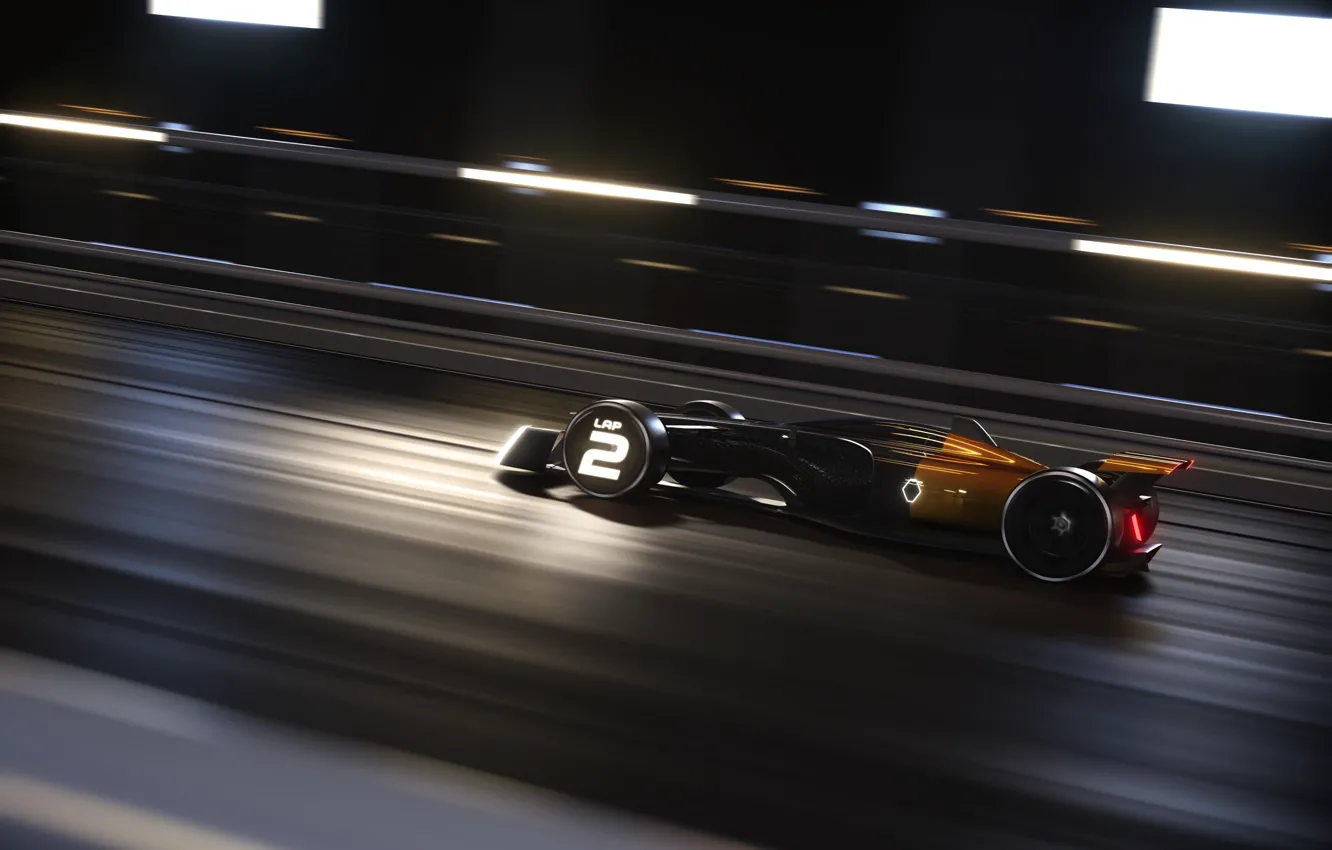 Фото обои скорость, Renault, 2017, Renault RS 2027 Vision