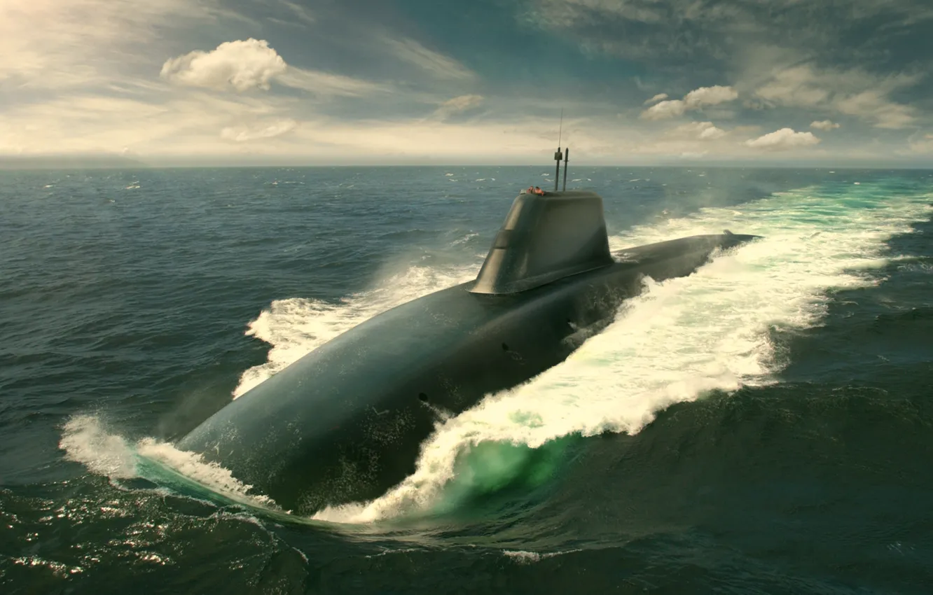 Фото обои лодка, подводная, атомная, HMS Dreadnought l