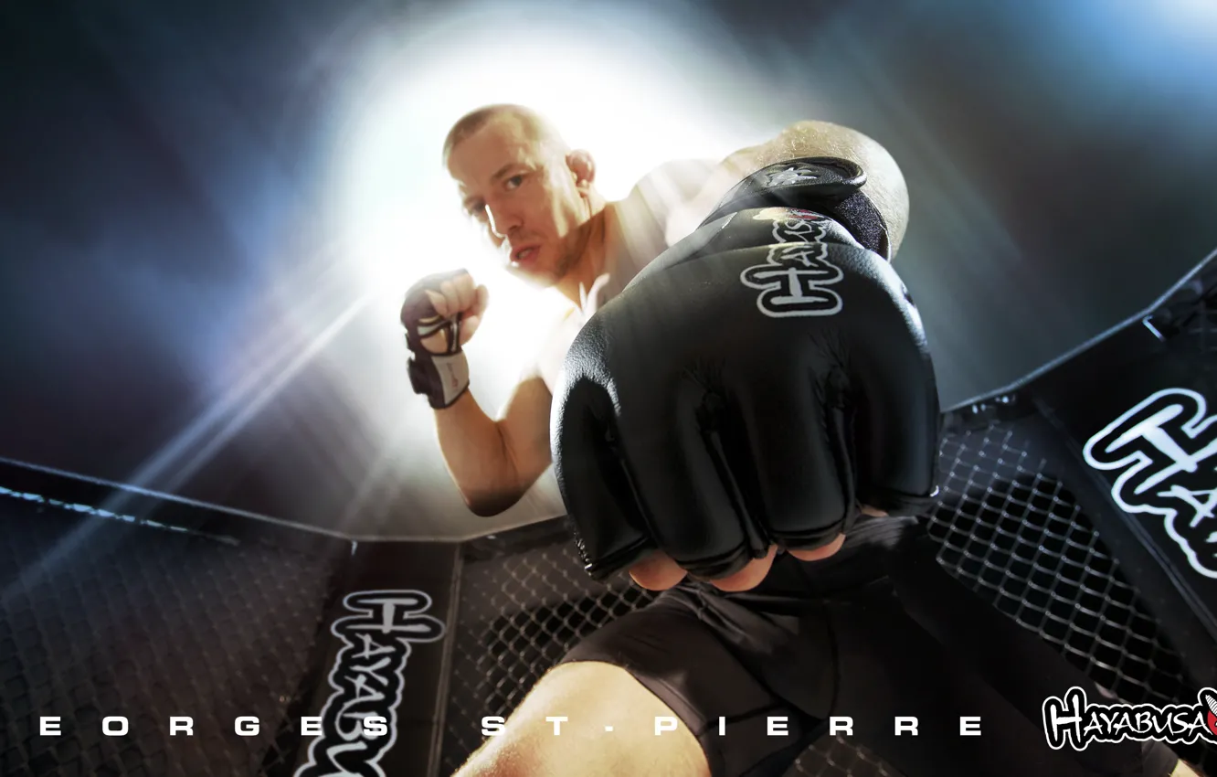 Фото обои MMA, UFC, champion, Georges, welterweight, Сент-пьер, GSP, St-Pierre