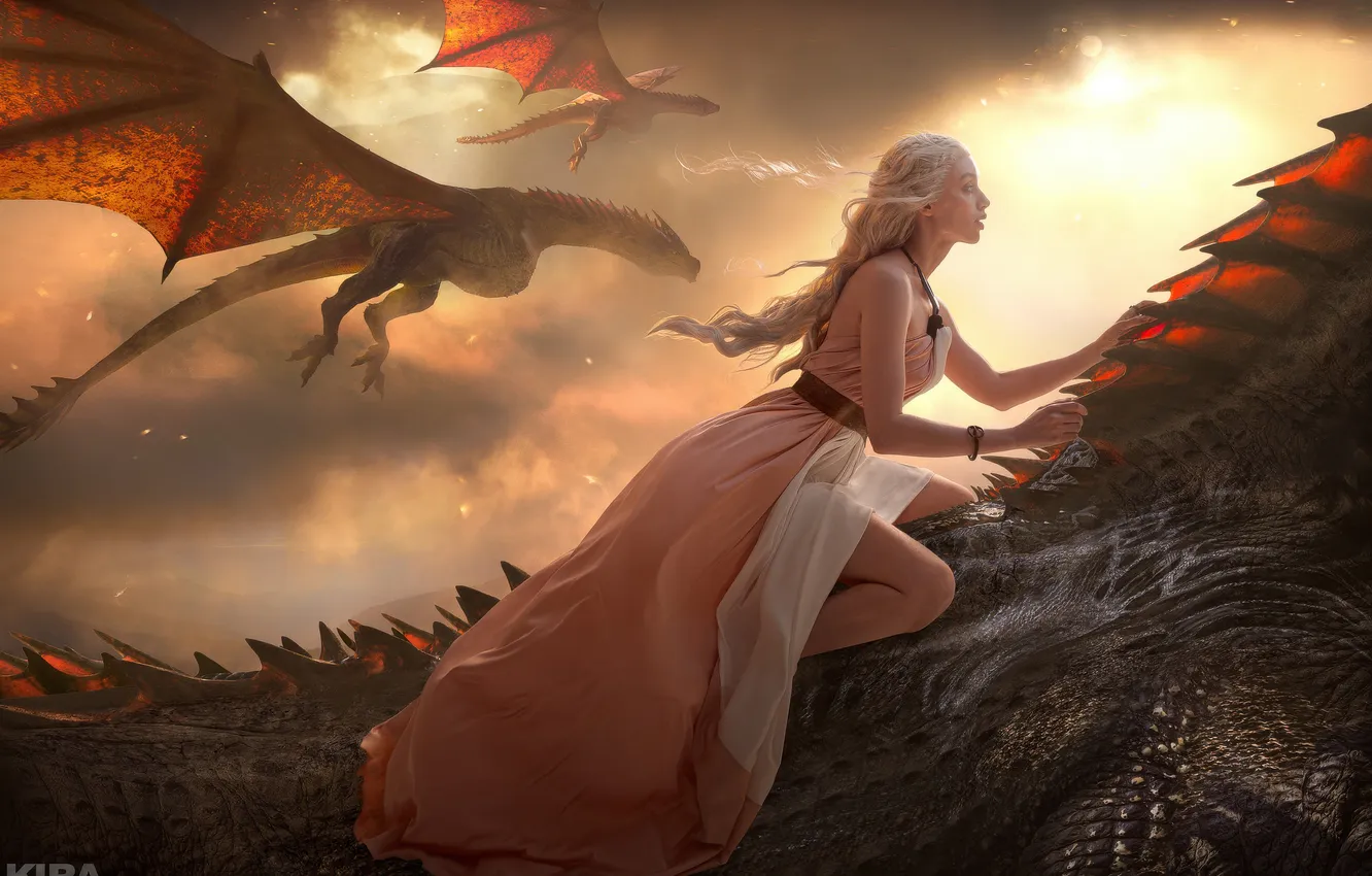 Фото обои game of thrones, daenerys, targaryen