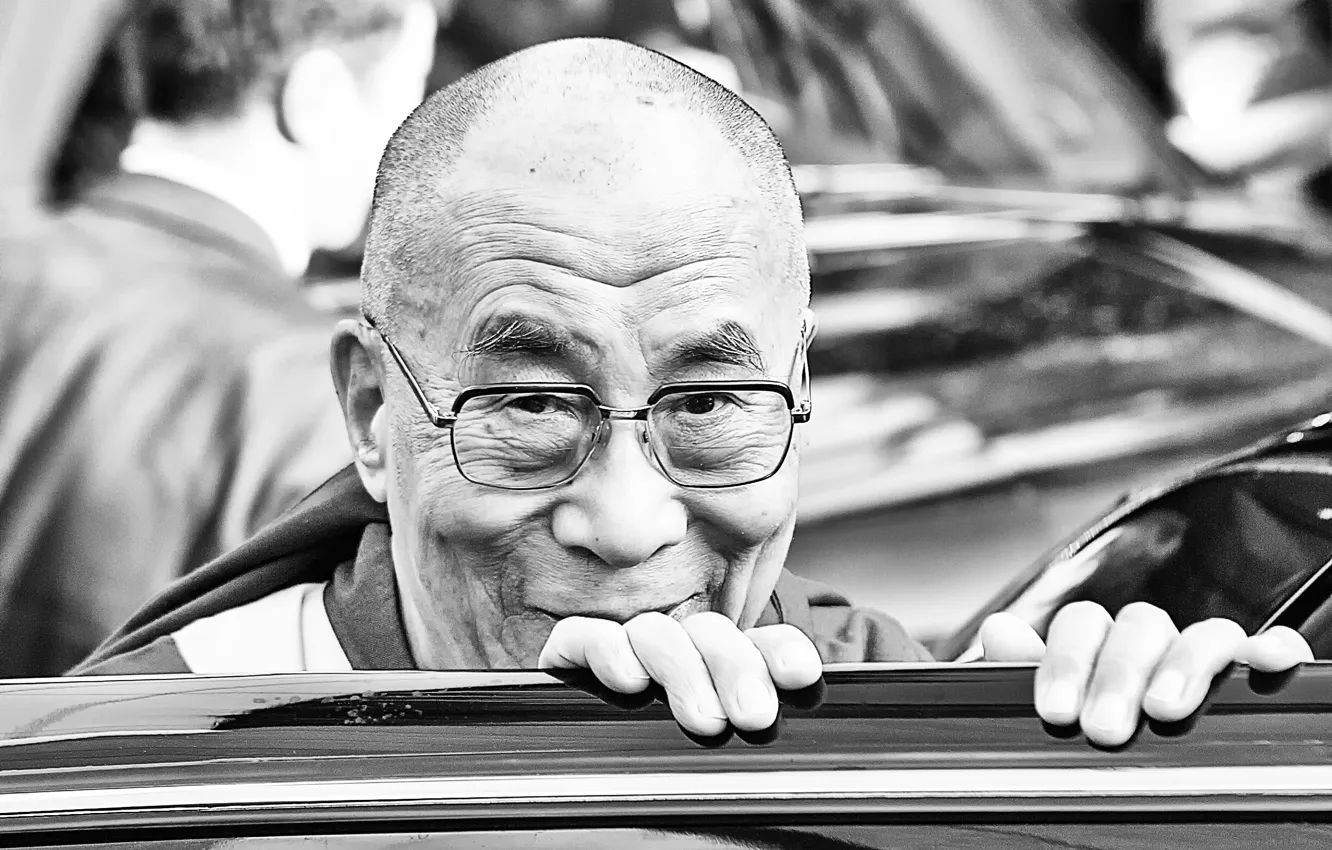 Фото обои лицо, улыбка, Далай-лама, Dalai Lama