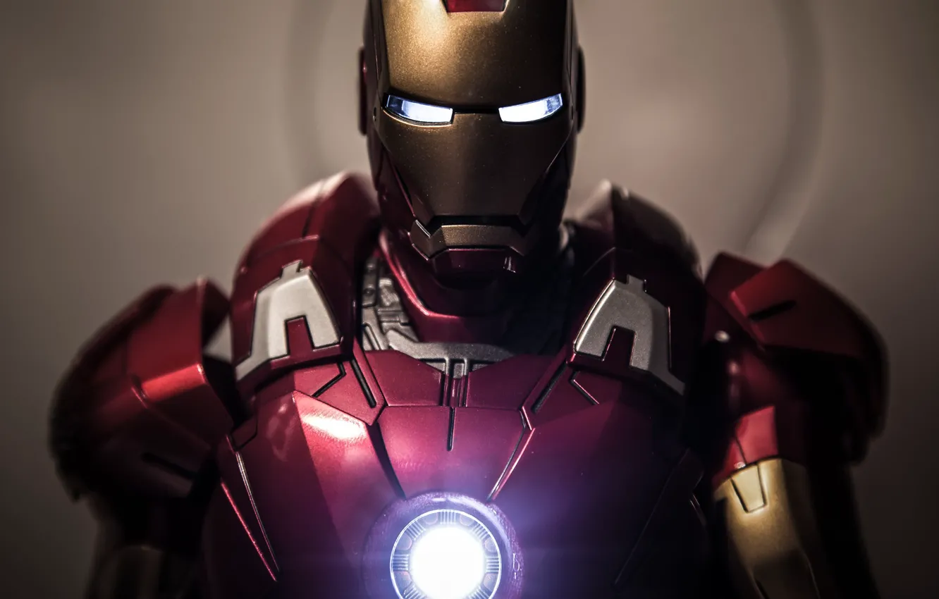 Фото обои фантастика, размытие, костюм, шлем, Железный человек, Iron Man, Tony Stark