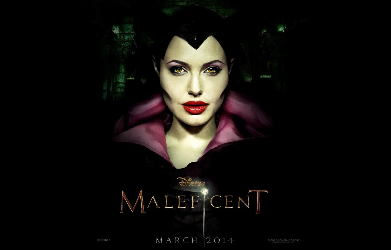 Фото обои Анджелина Джоли, Angelina Jolie, 2014, Maleficent, Малефисента