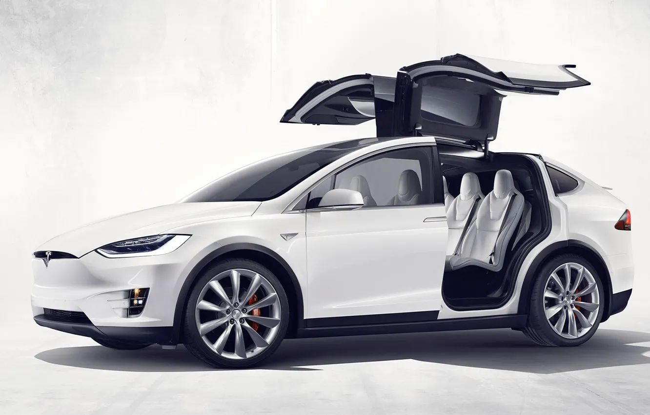 Фото обои Tesla, Electric Car, Tesla Model X