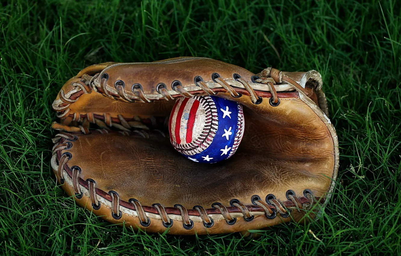 Фото обои спорт, мяч, basebal