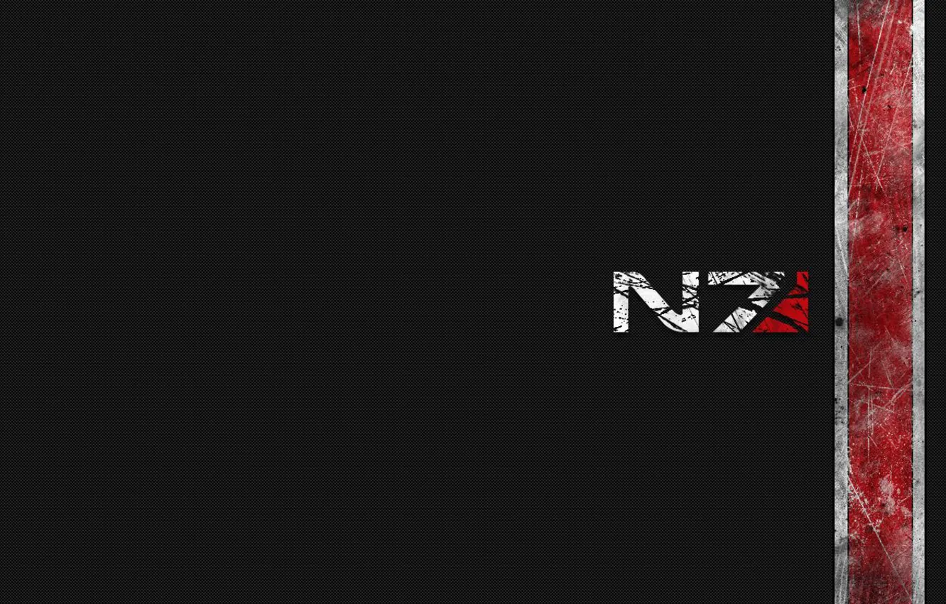 Фото обои logo, mass effect, shepard