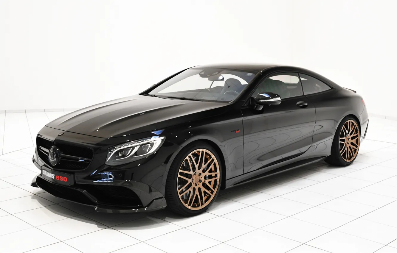 Фото обои Mercedes-Benz, Brabus, мерседес, AMG, Coupe, брабус, амг, S 63