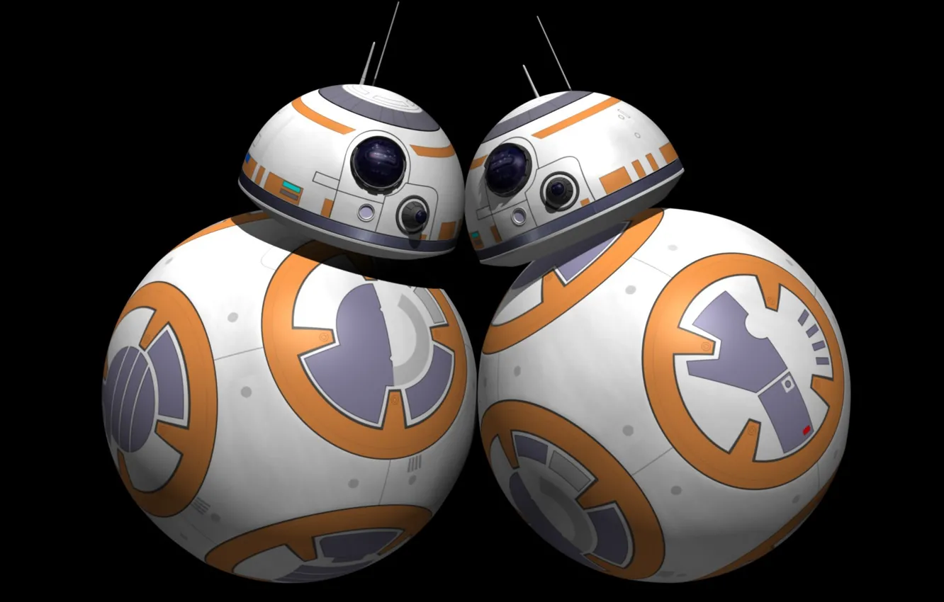 Фото обои Star Wars, Звёздные Войны, дроид, BB-8