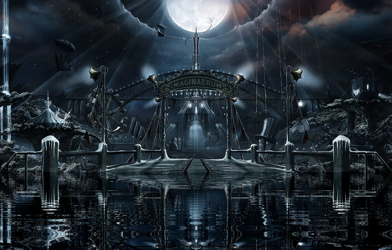 Фото обои panorama, Nightwish, альбом 2011, imaginaerum