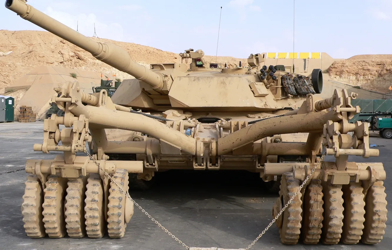 Фото обои танк, usa, abrams, военная техника