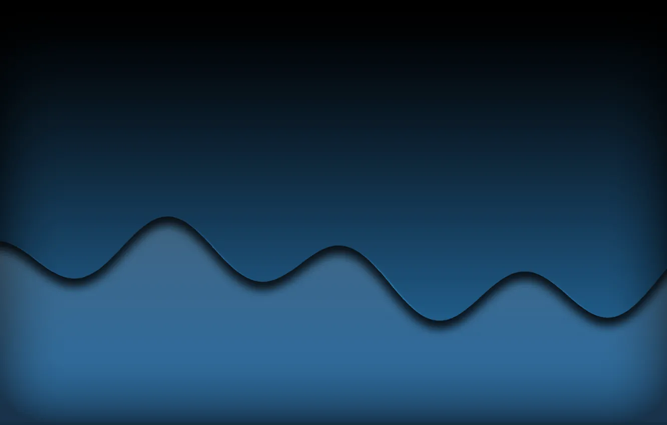 Фото обои волны, синий, абстракция, узоры, линий, waves, blue, patterns