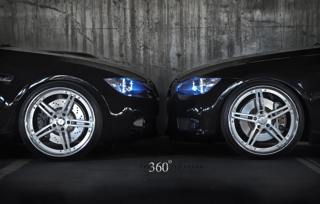 Фото обои BMW, e92, three sixty forged 360