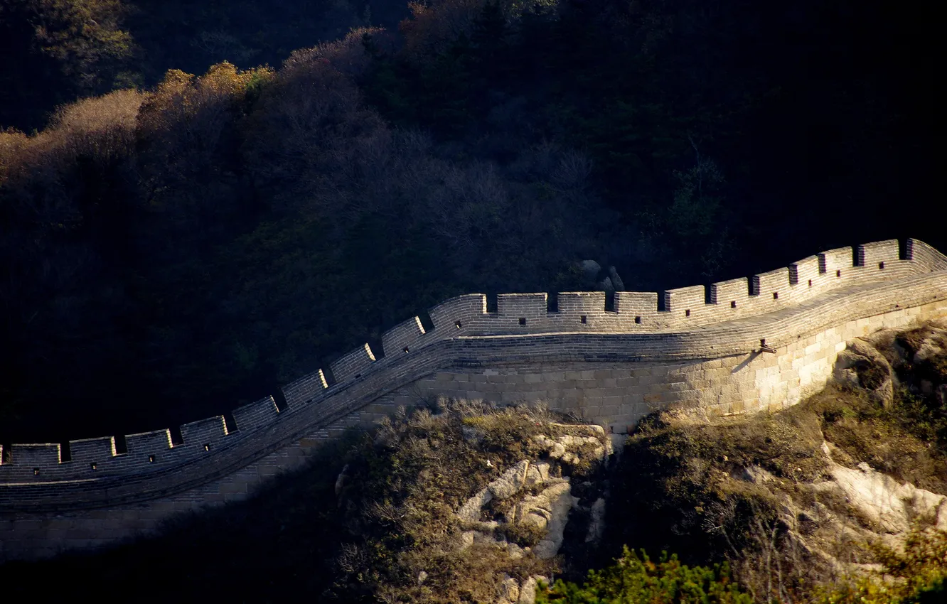 Фото обои стена, Великая, китайская