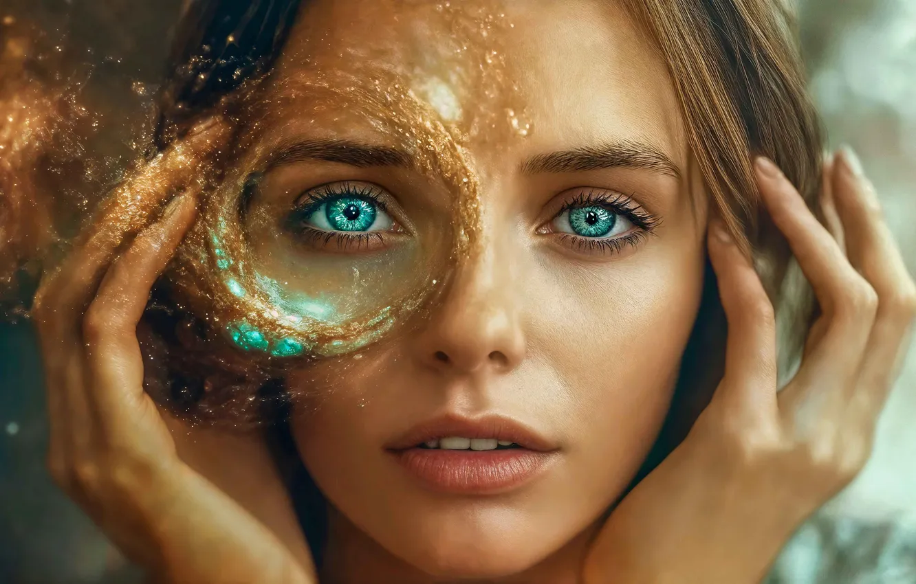 Фото обои woman, portrait, ai art
