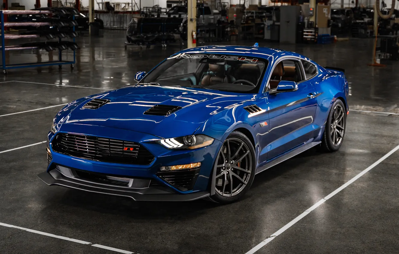 Фото обои Mustang, Ford, Roush, TrakPak Mustang
