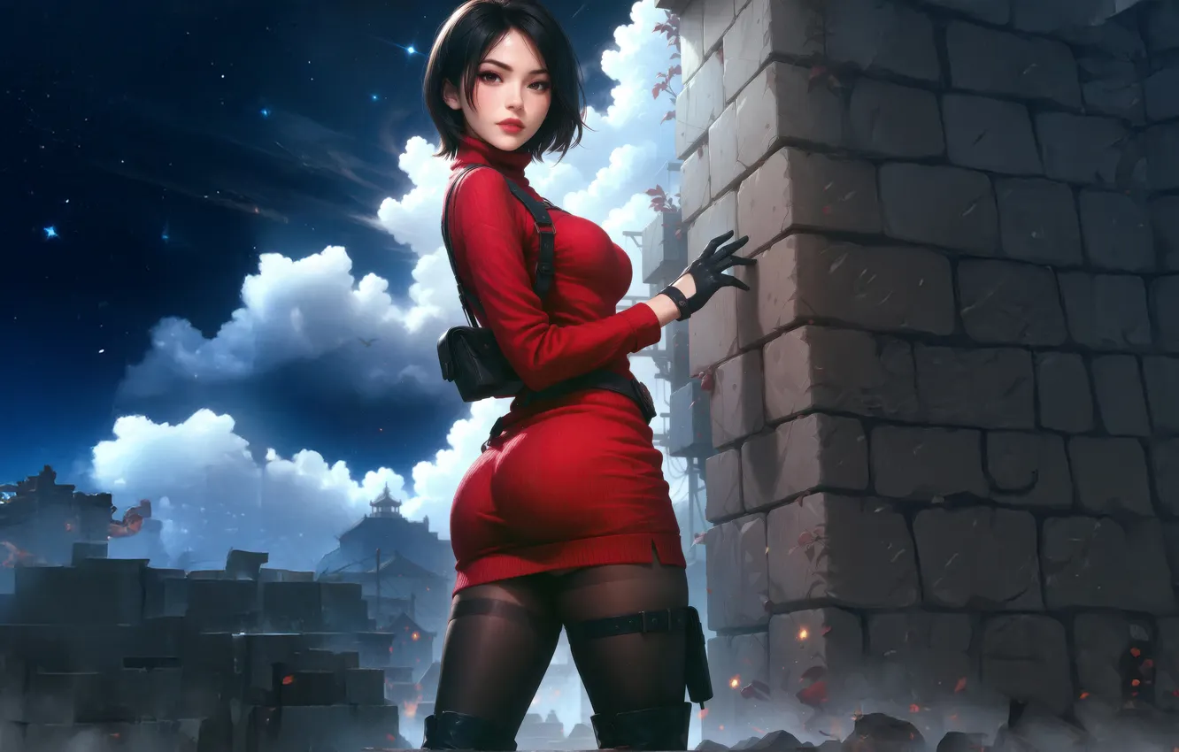 Фото обои resident evil 4, ada wong
