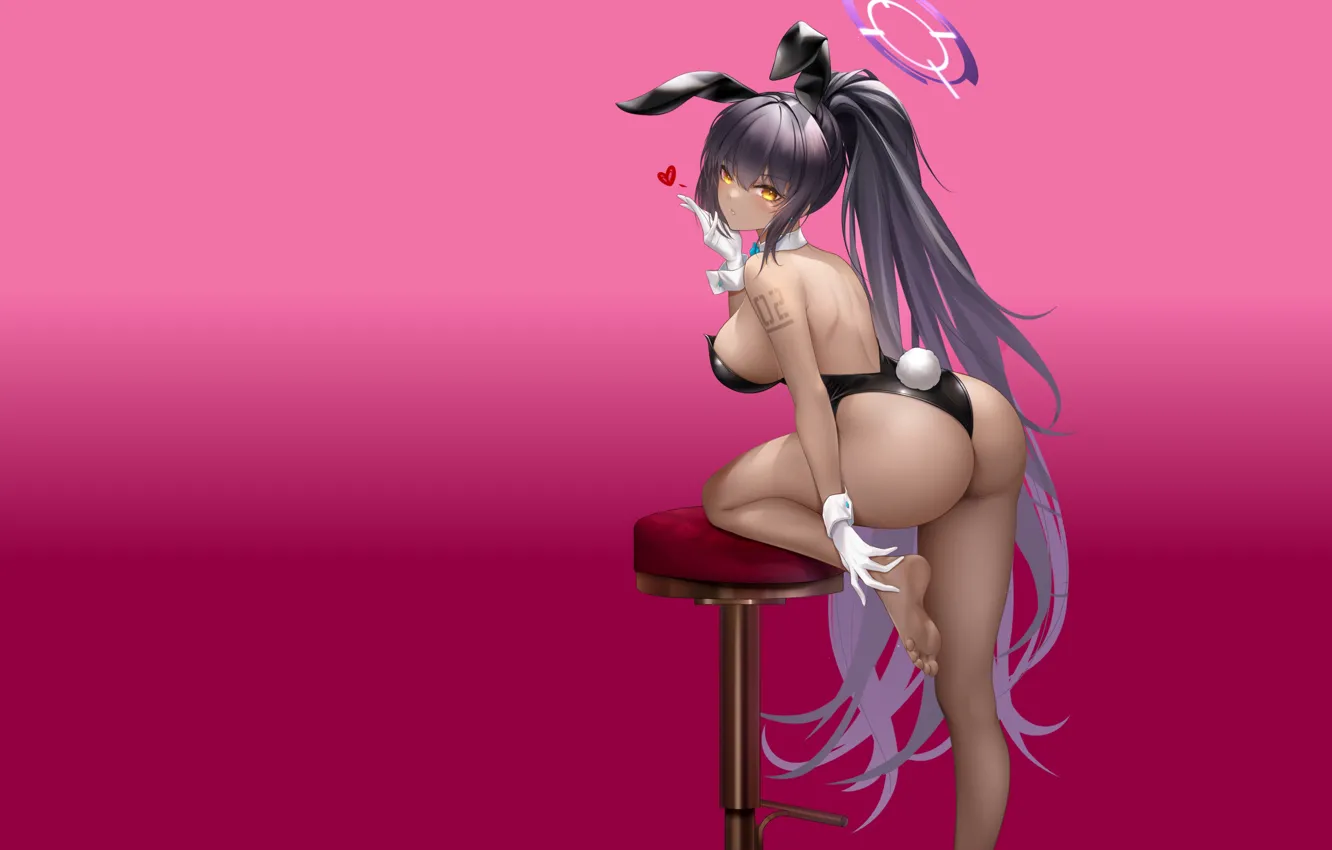 Фото обои sexy, ass, anime, butt, babe, tanned, tanned babe, tanned skin