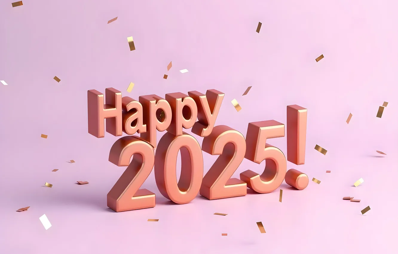 Фото обои цифры, Новый год, дата, 2025, Новый 2025 год