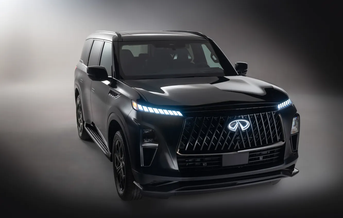 Фото обои Infiniti, Внедорожник, Sport, SUV, Люкс, AWD, QX80, Luxe