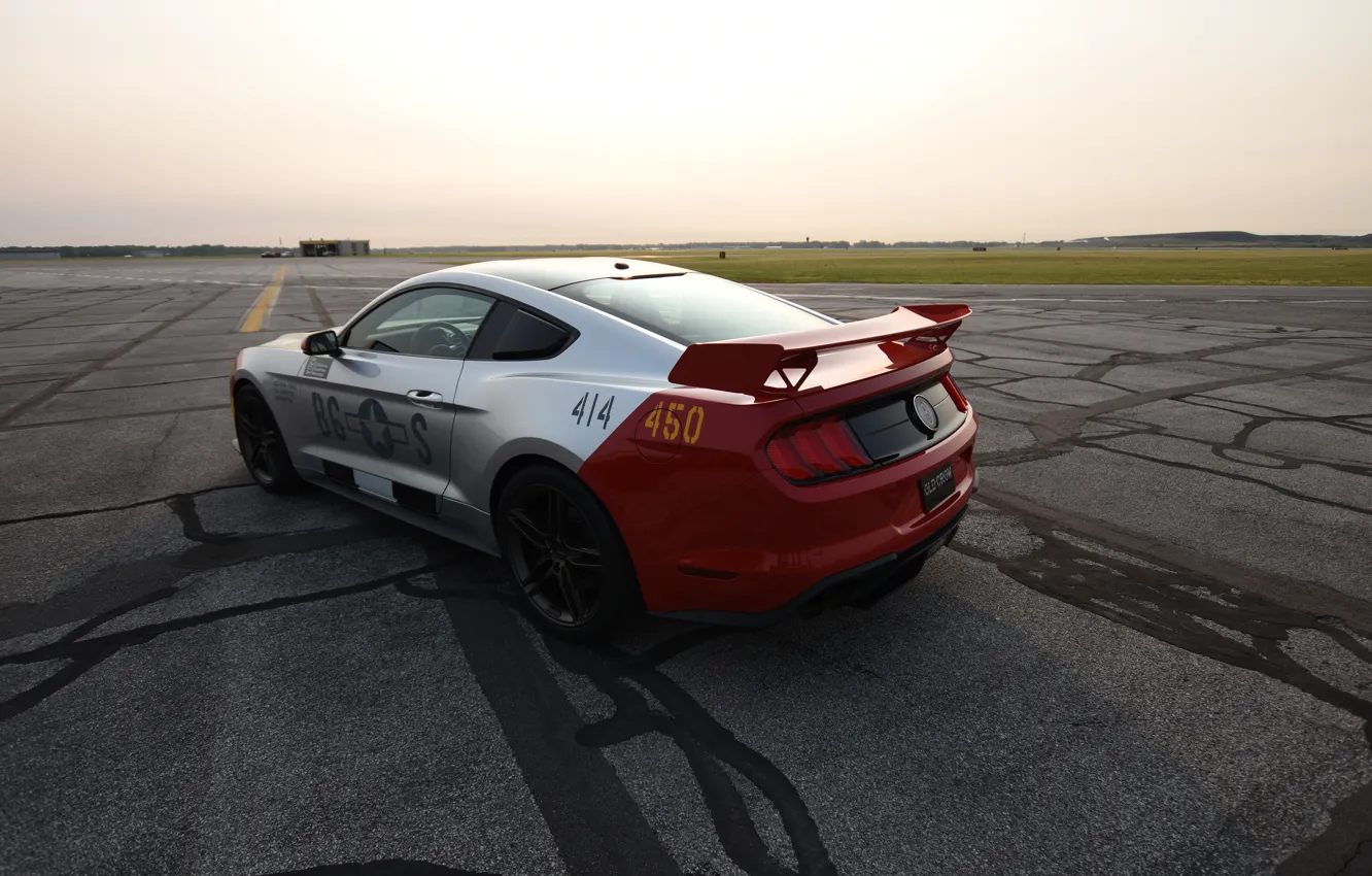 Фото обои Ford, Mustang GT, Roush, 2019, Old Crow