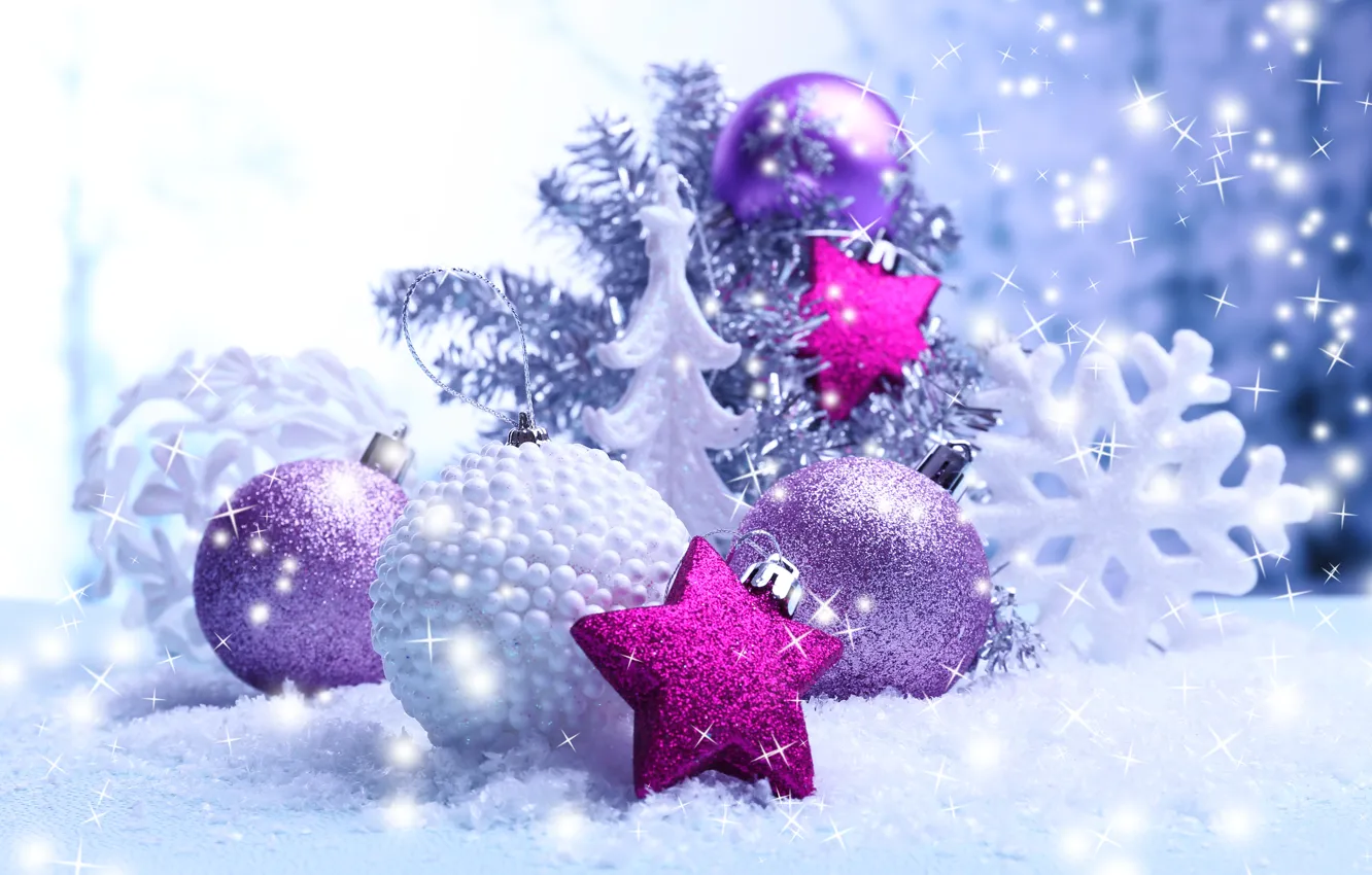 Фото обои шарики, украшения, праздник, Новый Год, Рождество, Christmas, New Year