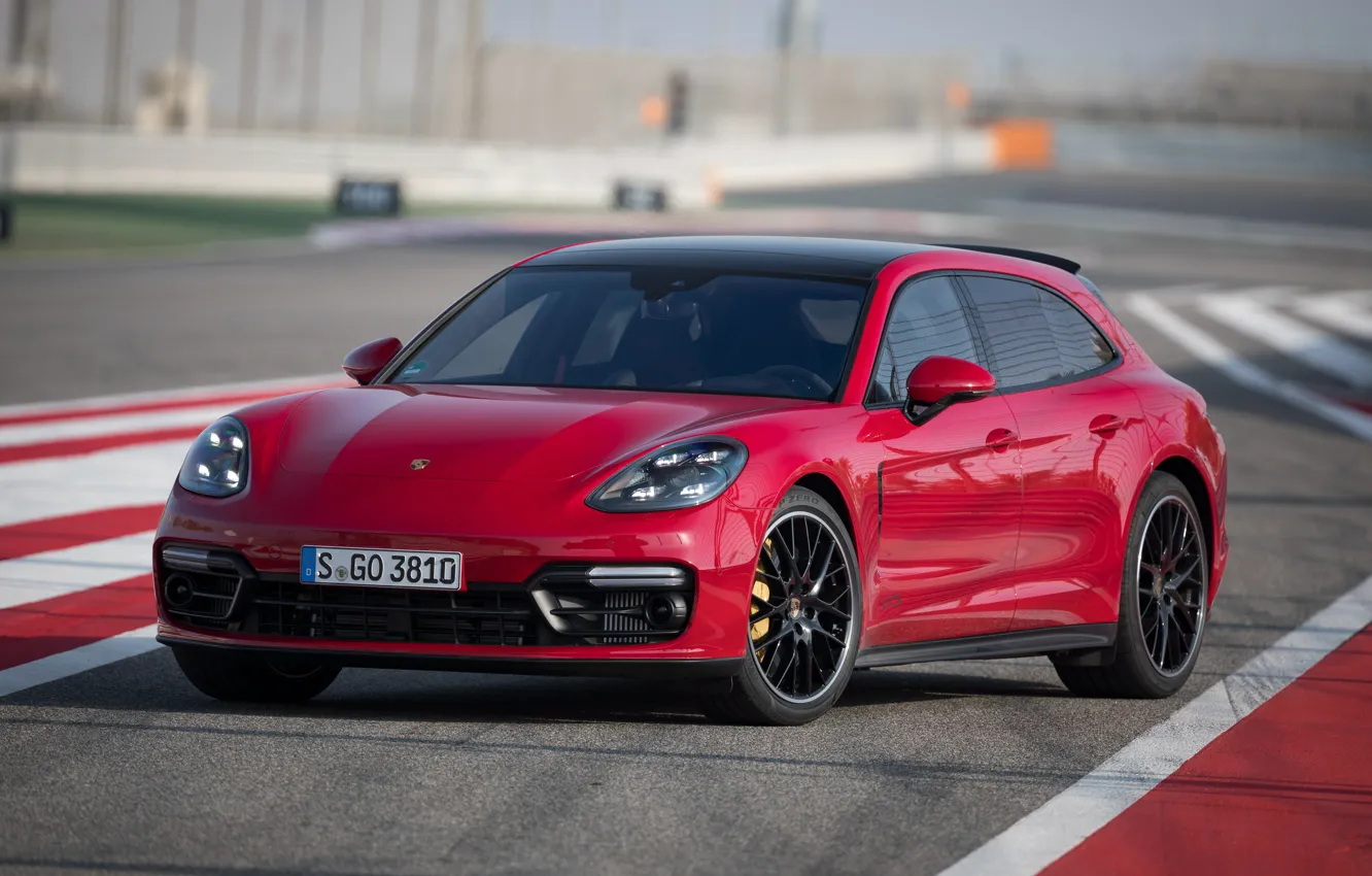 Фото обои Porsche, Panamera, 2018, GTS, Sport Turismo