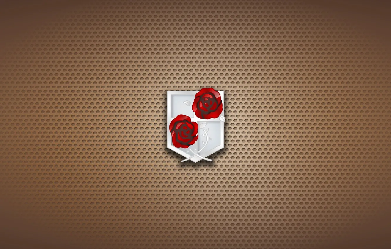 Фото обои logo, rose, game, anime, survivor, asian, shield, manga