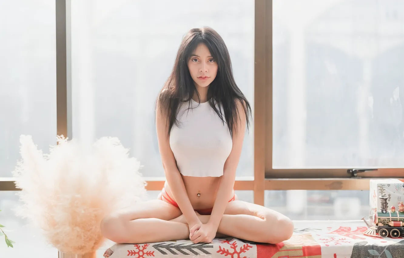 Фото обои girl, sexy, girls, woman, model, china, asian, cute