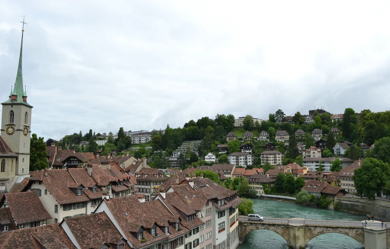 Фото обои природа, утро, Switzerland, Bern