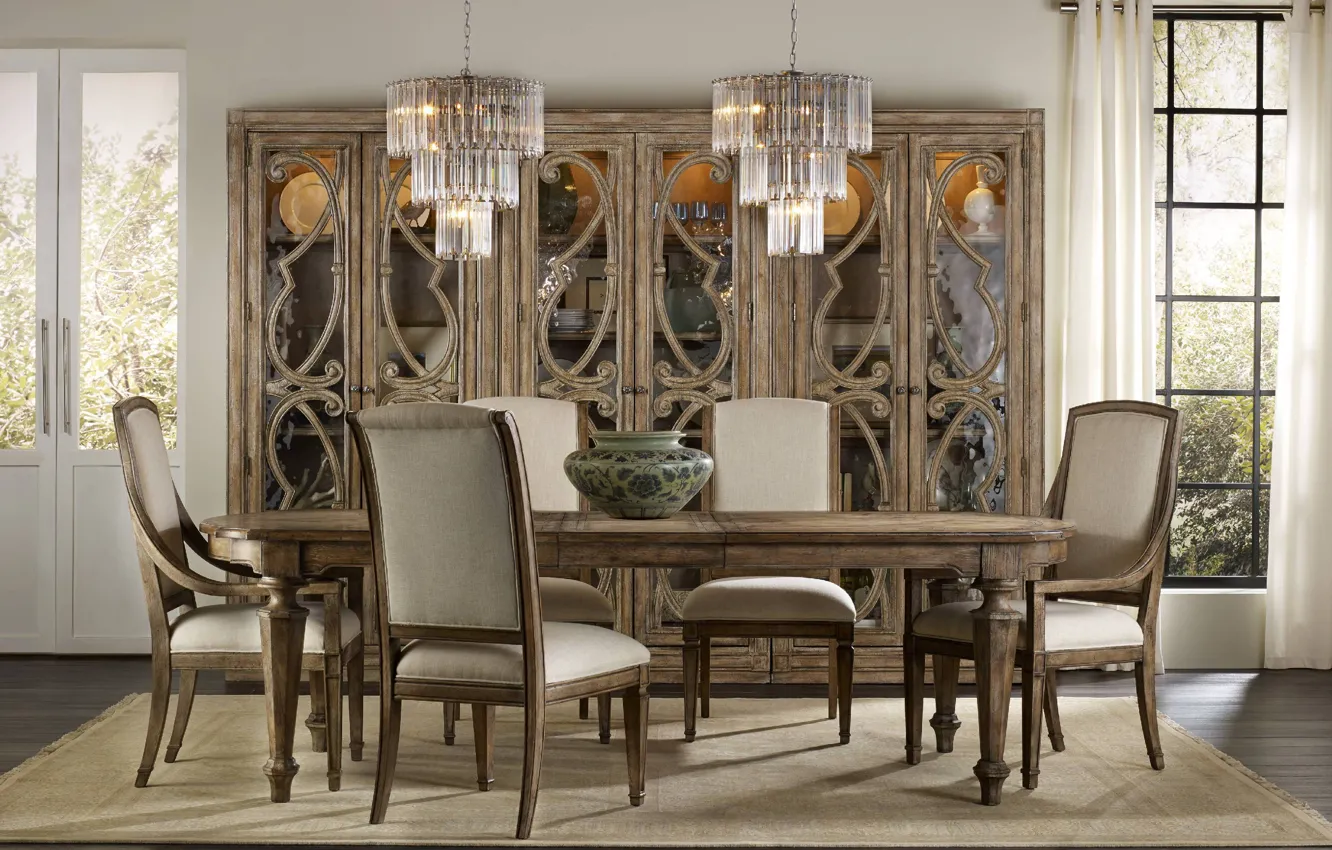 Фото обои комната, интерьер, interior, villa, столовая, dining room, rustic style