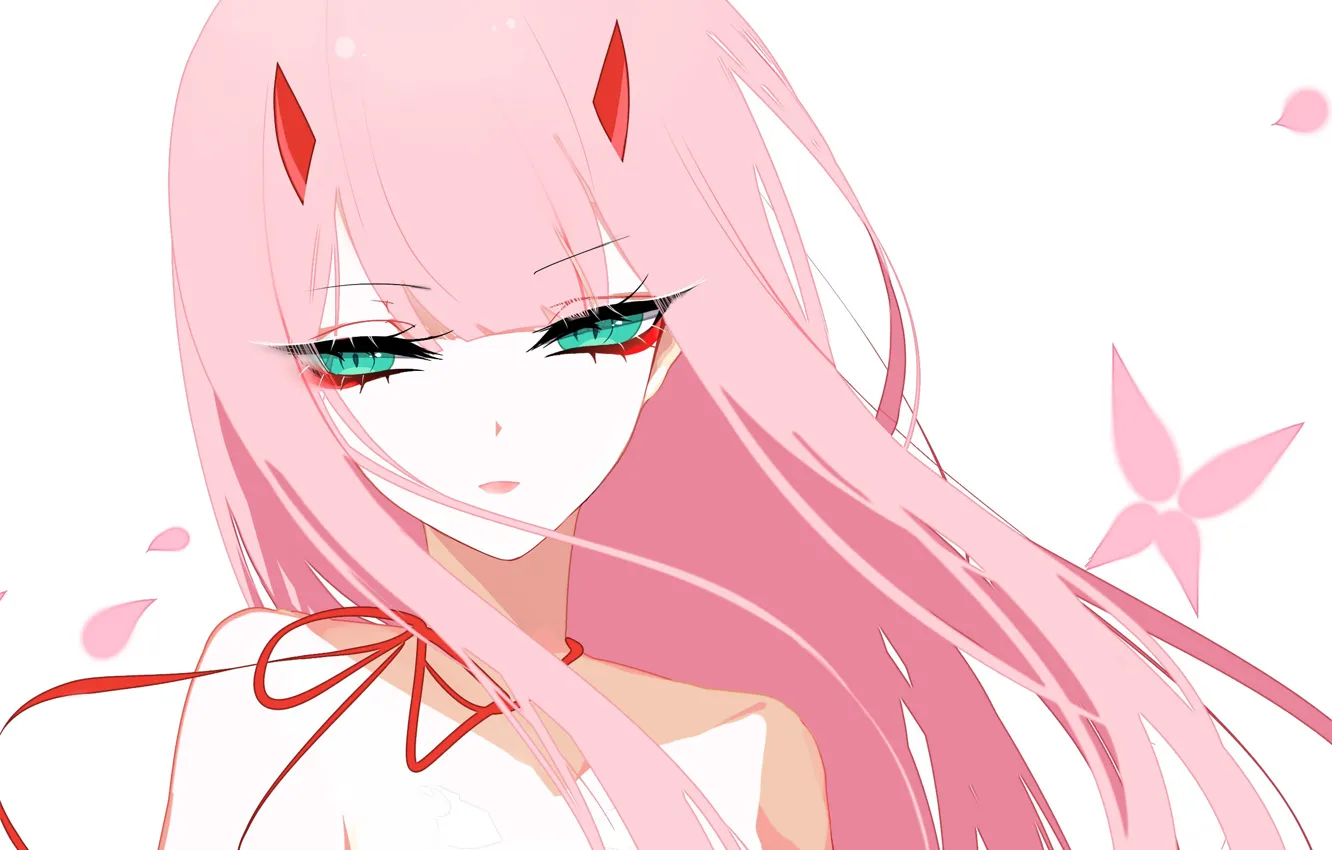 Фото обои девушка, Darling In The Frankxx, Милый во Франксе, номер два