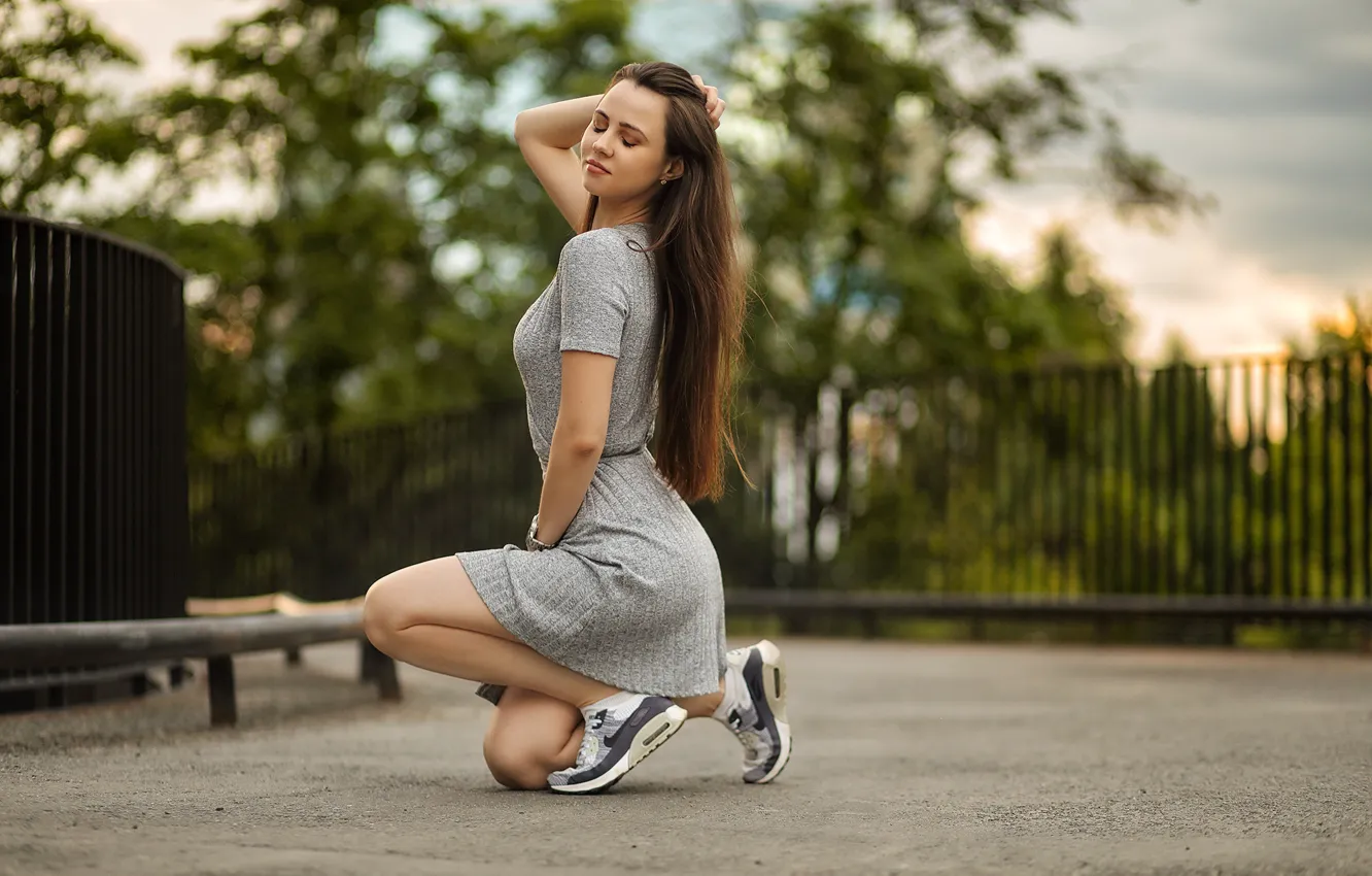 Фото обои платье, ножки, губки, Катя, Игорь Куприянов, Катерина Белоус