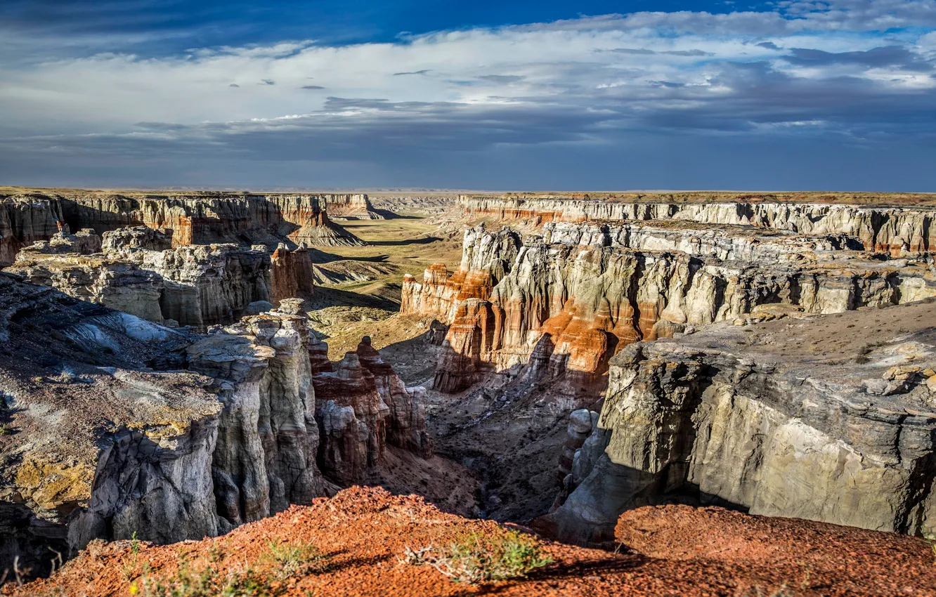 Фото обои горы, скалы, каньон, Аризона, ущелье, США, Coal Mine Canyon