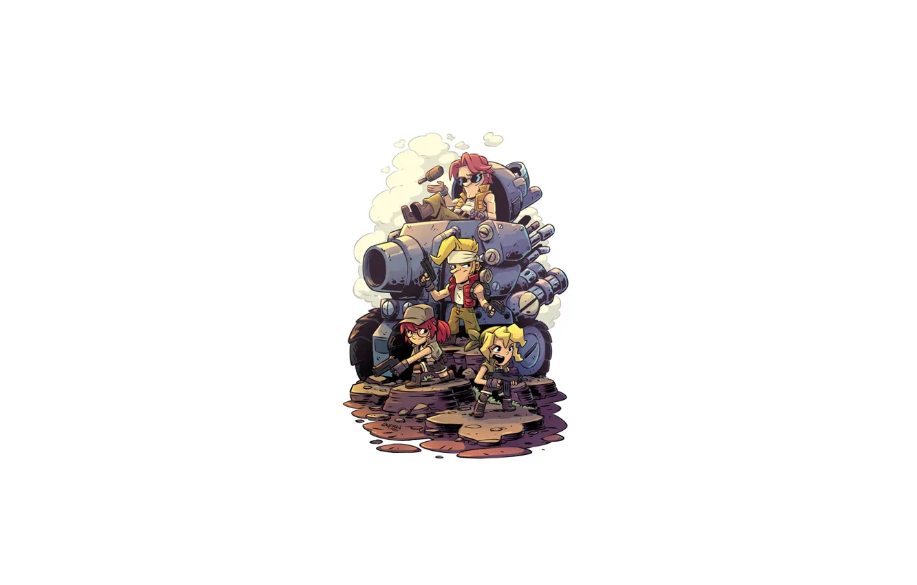 Фото обои game, Derek Laufman, Metal Slug