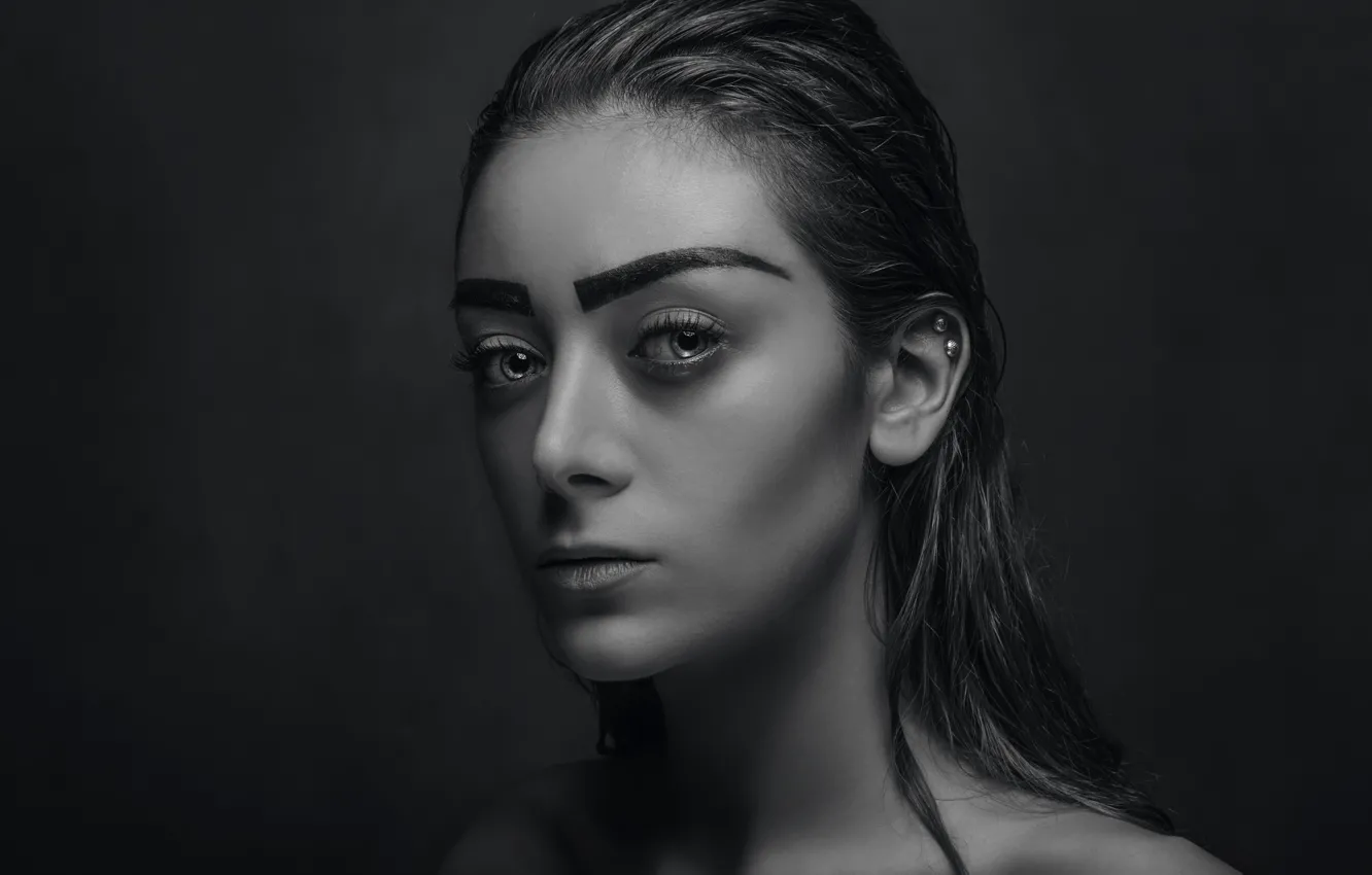 Фото обои girl, sexy, face, eye, portrait