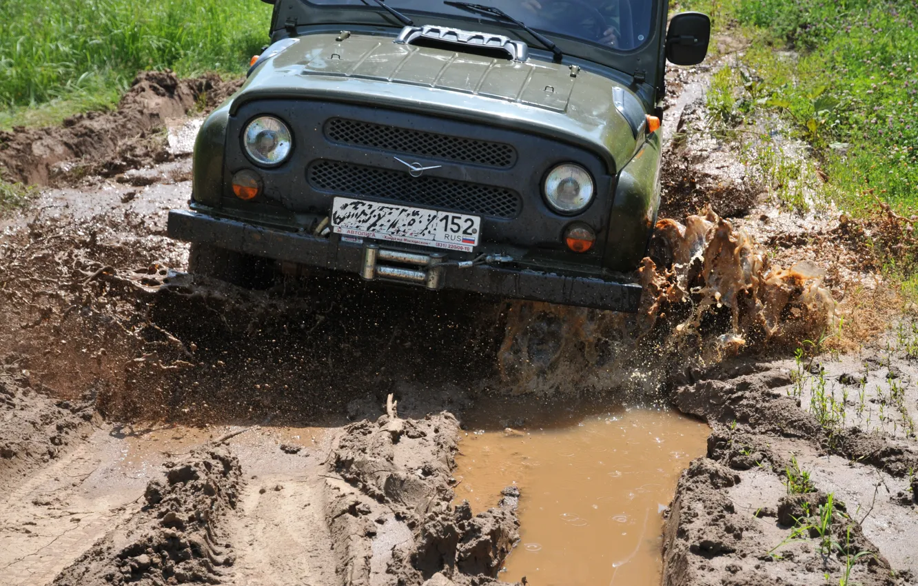 УАЗ 469 off Road в грязи