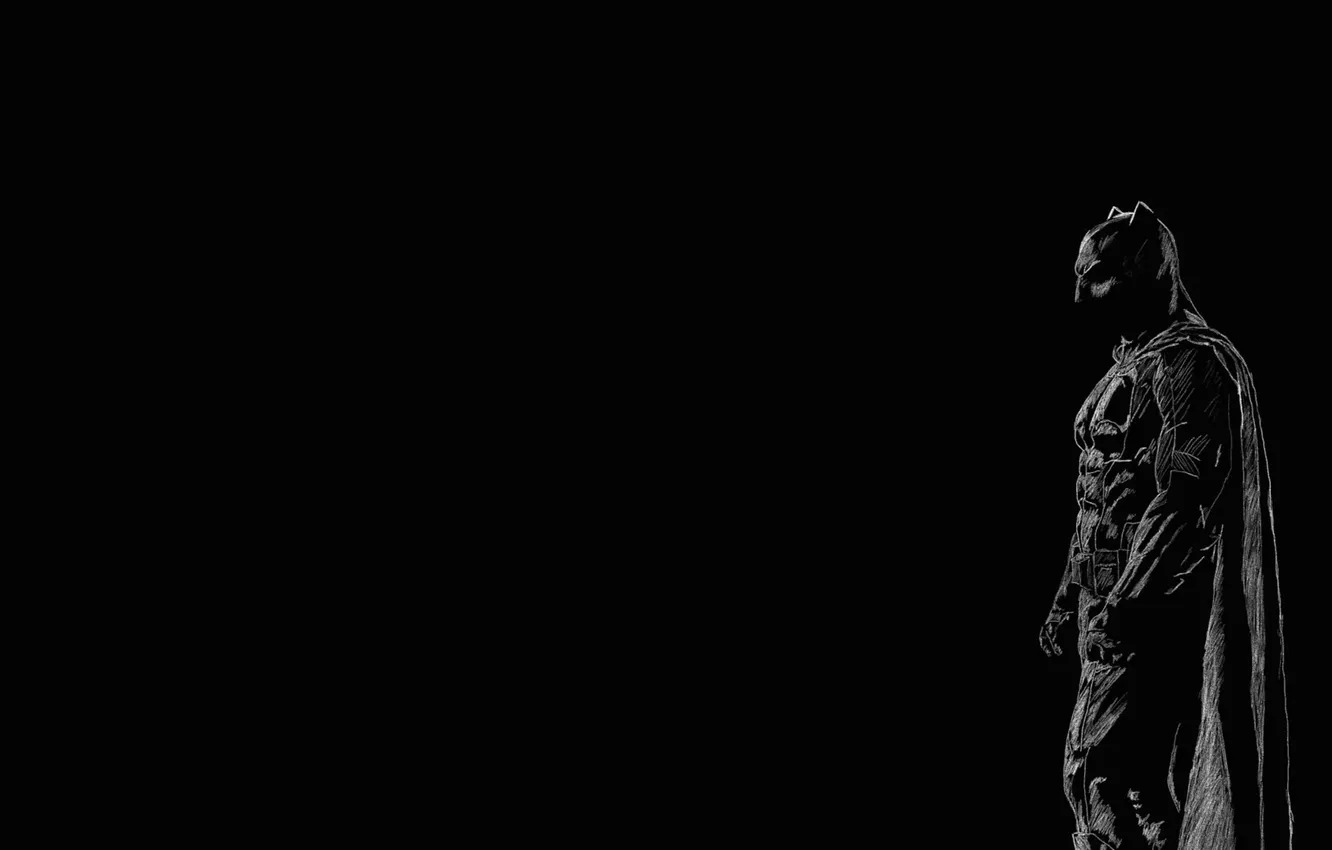 Фото обои batman, фильм, минимализм, бэтмен, minimalism, тёмный фон, film, DC comics