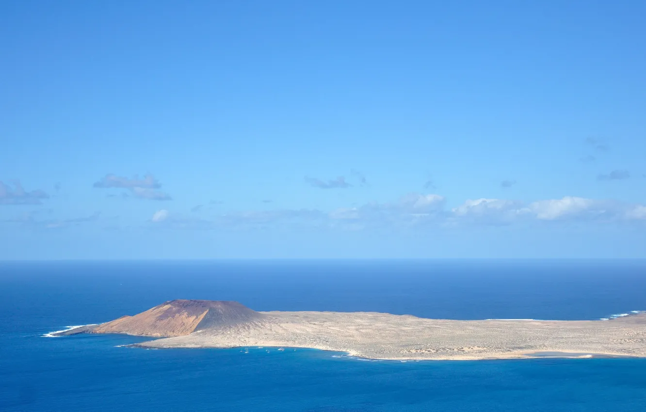 Фото обои blue, island, ocen