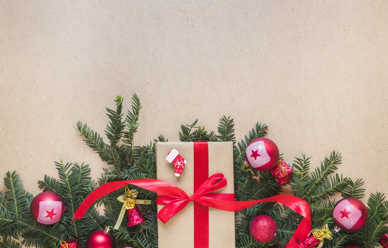 Фото обои украшения, Новый Год, Рождество, подарки, Christmas, New Year, gift, decoration