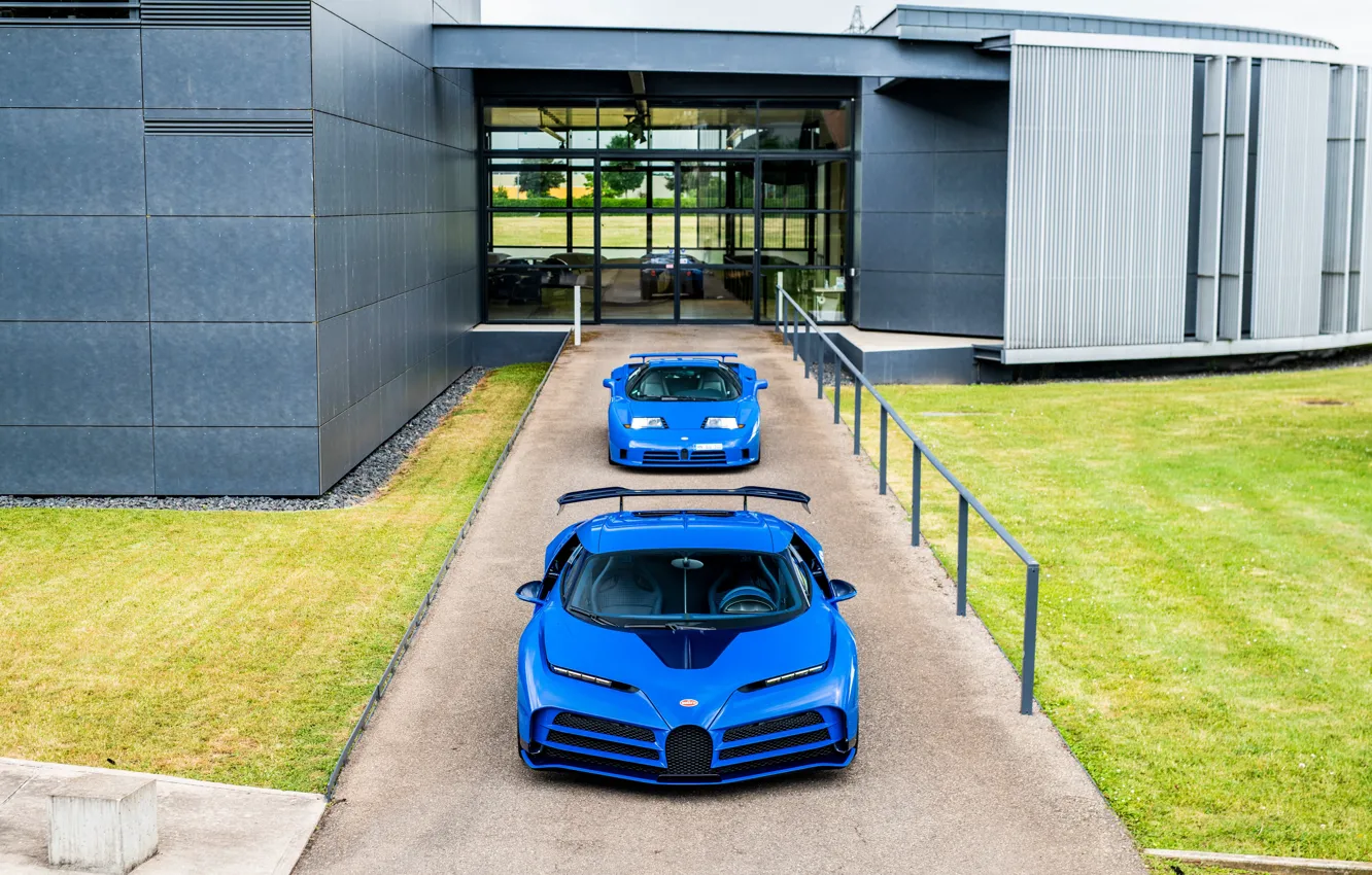 Фото обои Bugatti, front view, Bugatti EB110 GT, EB 110, Centodieci, Bugatti Centodieci