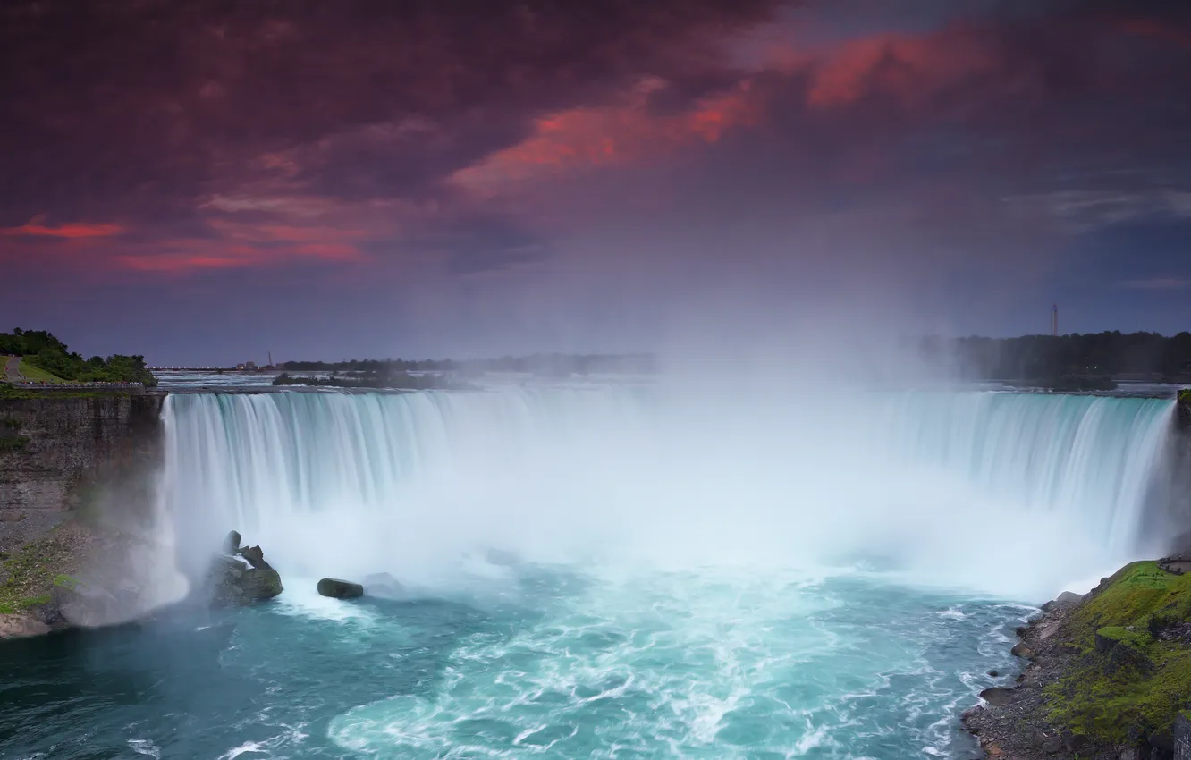 Фото обои водопад, ниагара, Falls, Niagara