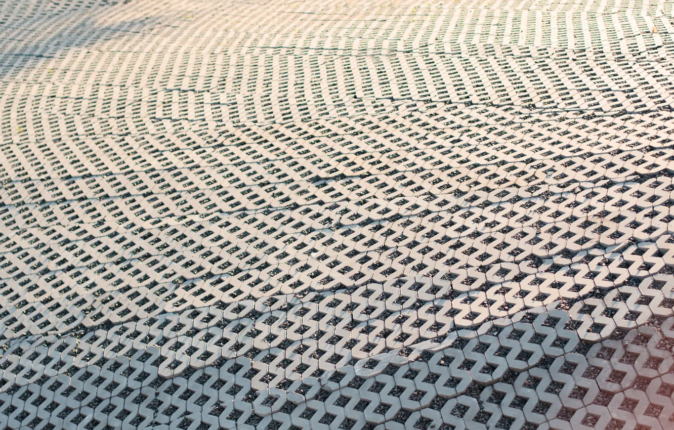 Фото обои текстура, бетон, тротуар, ромб, плитрка, треугольная