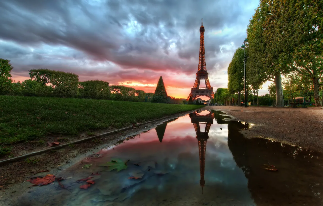 Фото обои париж, Эйфелева башня, Paris, франция, France, Eiffel Tower