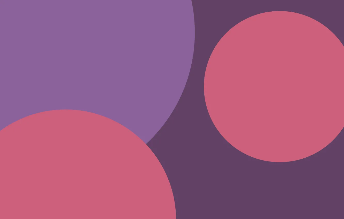 Фото обои фиолетовый, круги, розовый, плоский