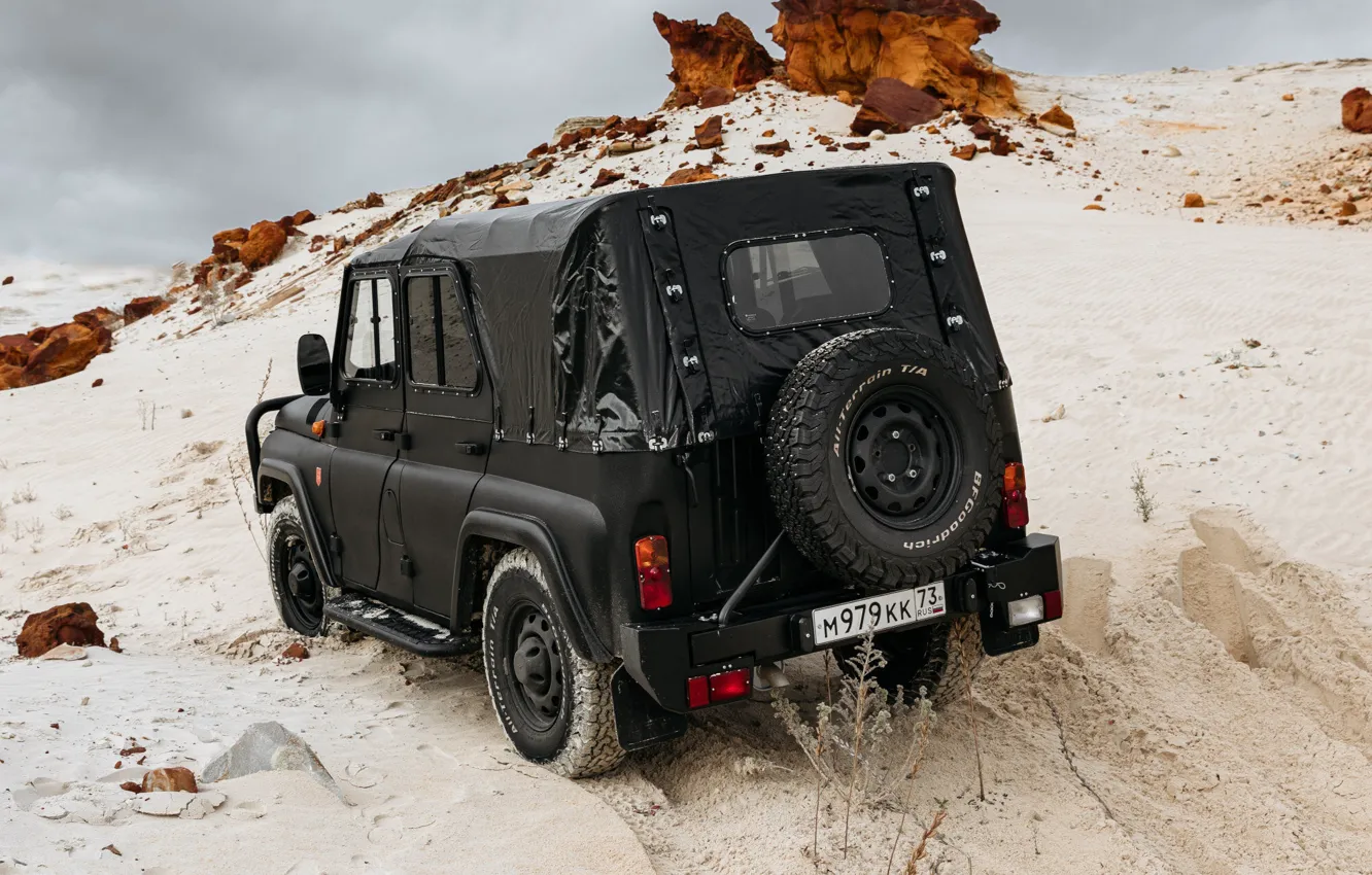 Фото обои вид сзади, Уаз, Хантер, юбилейный выпуск, UAZ Hunter 50th Anniversary